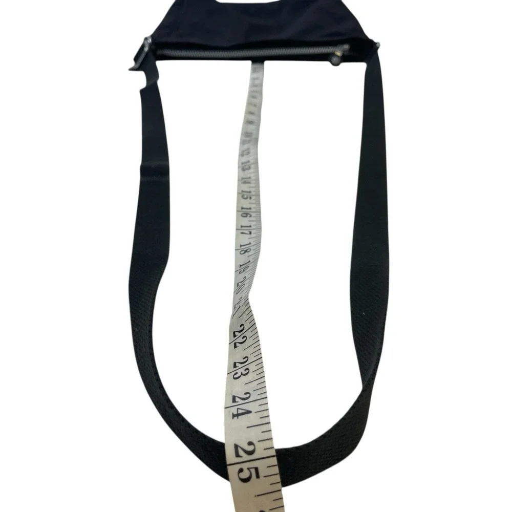 Kipling Black Nylon Crossbody Messenger Bag Tablet Zip Top Adjust Strap Purse